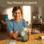Нов 3D Пъзел Ravensburger Organic Sage Декоративна Ваза 162 части 10+ деца и възрастни, снимка 3