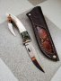 Ръчно изработен ловен нож от марка KD handmade knives ловни ножове, снимка 1 - Ловно оръжие - 39889760