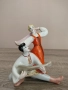 Порцеланова фигурка „Музикант и танцьорка“ (СССР), снимка 1