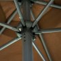 Градински чадър диаметър 2.6 метра механизъм за отваряне и затваряне, снимка 3