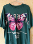 Зелена тениска с пеперуда 100% памук М размер 🦋, снимка 2