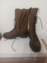 Боти естествена кожа набук 38 номер, снимка 4