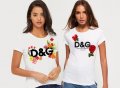 Тениска Dolce & Gabbana принт 4 модела всички размери 