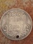 100 лева сребърни български 1934 г 27465, снимка 4