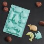 1940 Малка силиконова форма за бонбони и лед Морски обитатели, снимка 1 - Форми - 31768449