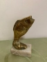 Бронзова статуетка на риба, снимка 1