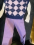 Лилави дънки без забележка ,като нови!Предлагат се само дънките или като сет с ризата и пуловер по и, снимка 5