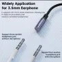 Преходник(адаптер) Toocki от USB Type C към 3.5мм(AUX, Ж) , снимка 5