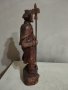 Стара дървена статуетка,ръчна изработка, снимка 5