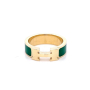 Златен дамски пръстен Hermes 2,75гр. размер:54 14кр. проба:585 модел:22452-3, снимка 1 - Пръстени - 44576247