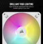 Комплект вентилатори Corsair iCUE AR120 RGB, 120 мм PWM, Triple Pack, цвят: бяло, снимка 4