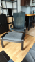 Кресло и табуретка IKEA, снимка 1 - Дивани и мека мебел - 44775370