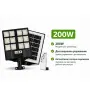 Соларен LED прожектор 200W с дистанционно, снимка 6