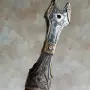 Кама, кинжал, сребро с ниело., снимка 1