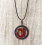 46-55 Тибетски медальон Ом, снимка 1 - Колиета, медальони, синджири - 38340535