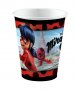 Калинката и Черния котарак miraculous ladybug 10 бр картонени чаши чашки парти рожден ден, снимка 2
