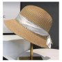 Елегантна и модерна сламена шапка с пандела, снимка 4
