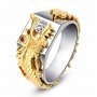 Луксозен парти пръстен ДРАКОН, снимка 1 - Пръстени - 35563348