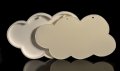 Грамаден облак пано закачалка силиконов молд форма фондан гипс декор , снимка 2