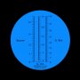 Нов !!! преносим 3 в 1 ръчен рефрактометър за захарност на грозде и разтвори по Brix, снимка 3