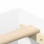 vidaXL Рамка за легло без матрак Бяла 180x200 см инженерно дърво, снимка 8