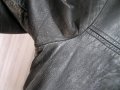 Мъжки кожен реглан,кожена шуба ,манто L 52/54, снимка 11