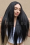 Дълга черна лейс фронт перука Катрин, снимка 3