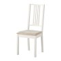 Трапезни столове Ikea Börje в бяло и бежово, 6 бр. комплект, снимка 1 - Столове - 44301758