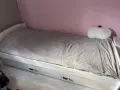 Единично легло, дървено, снимка 1