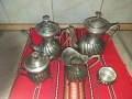 Страхотен стар посребрен сервиз - Alpaca - 5 части, снимка 6