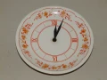 Часовник за стена - порцеланова чиния, снимка 1