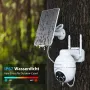 YESKAMO 3MP Ultra HD акумулаторна WiFi камера със соларен панел, снимка 6