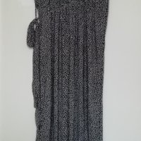 Нова лятна рокля, размер L/XL, черно-бяла, снимка 4 - Рокли - 40737284