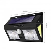 Соларна лампа със сензор за движение CL-5066A, снимка 2 - Други стоки за дома - 36954648