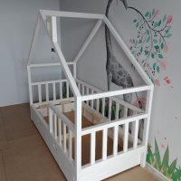 Детско легло тип къщичка, снимка 3 - Мебели за детската стая - 37383175
