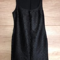 Дантелена черна рокля, снимка 1 - Рокли - 31743843