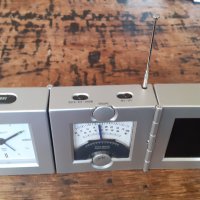 радио и часовник антикварен сгъваем кубче в 3 части Марксман Мarksman, снимка 4 - Антикварни и старинни предмети - 33737342