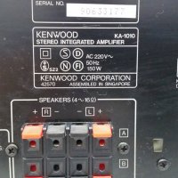 Стерео усилвател KENWOOD KA-1010 -2, снимка 5 - Ресийвъри, усилватели, смесителни пултове - 30229058