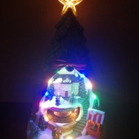 Коледна LED светеща сцена Коледна елха с мелодия на MAGIC VILLAGЕ., снимка 6 - Декорация за дома - 42851219