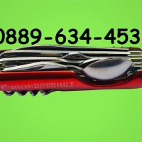 Шверйцарски Мултитул Нож Ножче Трион вилица лъжица Victorinox, снимка 4 - Други инструменти - 34445650