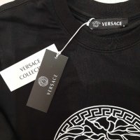 Versace блуза (суичър) в черен вариант - ТОП модел за сезона ! ! !, снимка 4 - Блузи - 42654701