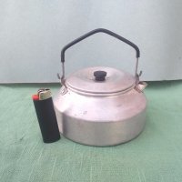 Алуминиев малък туристически чайник, снимка 7 - Газови котлони - 32089288