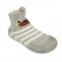 BEFADO Бебешки Обувки чорапчета, Сиви, снимка 1 - Бебешки обувки - 34484734