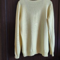 Патешко жълт пуловер с остро деколте , снимка 3 - Блузи с дълъг ръкав и пуловери - 34912445