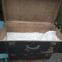Стар голям куфар , снимка 5 - Антикварни и старинни предмети - 29812803
