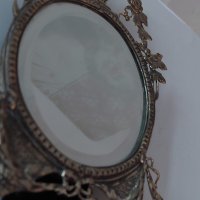 Сребърно настолно огледало (сребро 800), снимка 3 - Други - 39474413