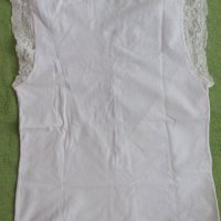 Бял дамски корсаж без ръкав  с изящна дантела, нов, размер М, снимка 6 - Корсети, бюстиета, топове - 31205028