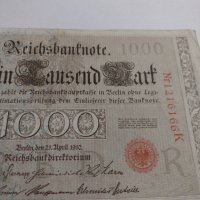 Райх банкнота - Германия - 1000 марки / 1910 година - 17995, снимка 4 - Нумизматика и бонистика - 31029694