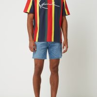 Karl Kani Signature Stripe T-Shirt - страхотна мъжка тениска , снимка 1 - Тениски - 40404673