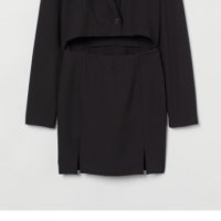 Рокля сако с изрязан участък H&M M/L Нова, снимка 1 - Рокли - 36711618
